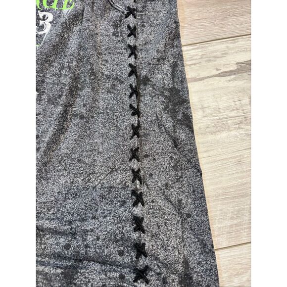 Affliction men’s grey/green t-shirt size 2X - Picture 10 of 12